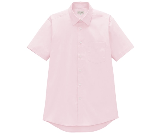 ボンマックス メンズレギュラーカラー半袖シャツ ピンク S FB5057M 1枚（ご注文単位1枚）【直送品】