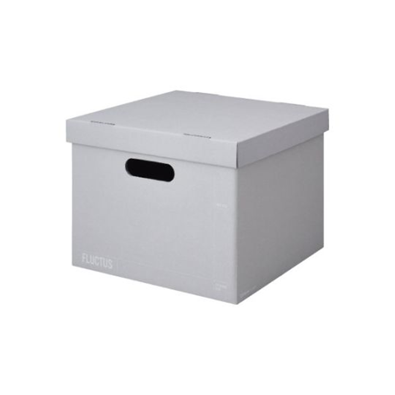 キングジム フラクタス ストレージボックス 3個入り 4003-3-GY 1パック（ご注文単位1パック）【直送品】