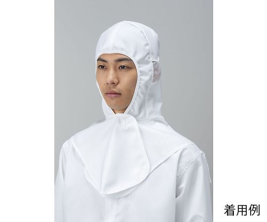 東洋リントフリー 着用快適ツバ無しフード 白 LL FX4005-01 LL 1枚 (ご注文単位1枚)【直送品】