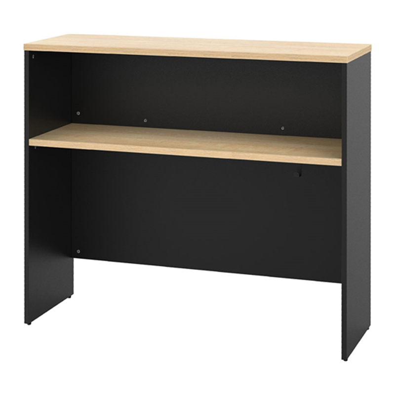 アール・エフ・ヤマカワ プラン サイドハイテーブル W1200×D400 ナチュラル×ブラック脚 RFPSH-1240NA-BL 1台（ご注文単位1台）【直送品】