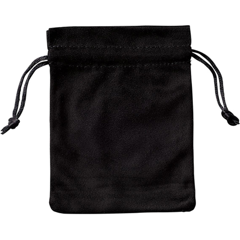 アズワン ジュエリーポーチ スクエア 黒 20枚 61-800-66-1 1セット（ご注文単位1セット）【直送品】