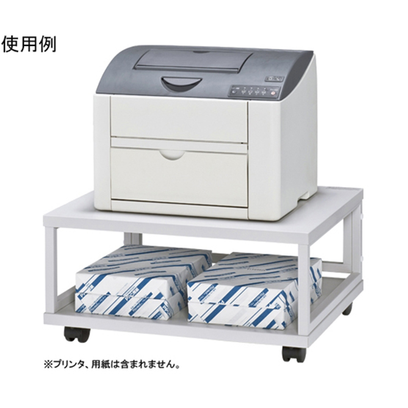 クラウン レーザープリンタ台 高300mm CR-PU71-W 1個（ご注文単位1個）【直送品】