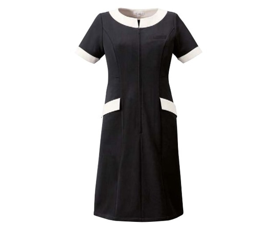 Calala(キャララ) ワンピース ブラック 11号 丸編みニット CL-0240 1着（ご注文単位1着）【直送品】