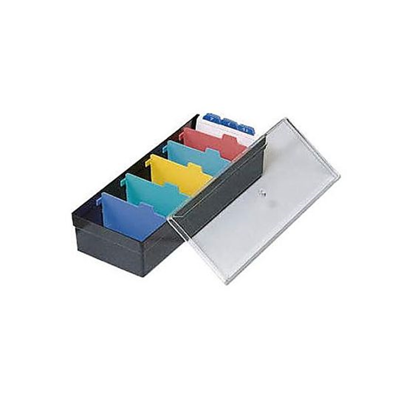 エスコ 名刺整理箱 EA762CJ-3 1個(ご注文単位1個)【直送品】