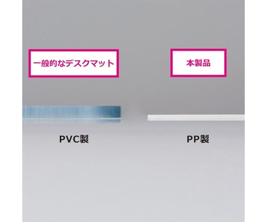 カウネット 転写しないデスクマット 半透明 下敷有 120×70 4313-4182 1枚(ご注文単位1枚)【直送品】