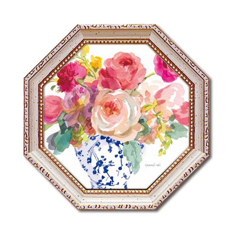 ユーパワー 八角 ミニゲル アートフレーム ダンフイ ナイ｢サンデー ブーケ2｣ DN-02578 1個（ご注文単位1個）【直送品】