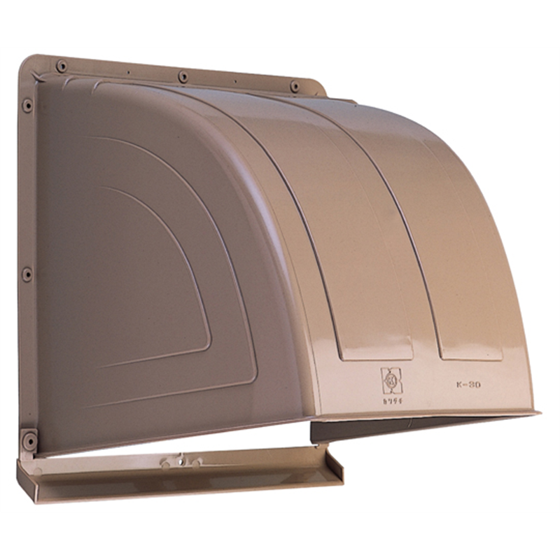 高須産業 ウェザーカバー 30cm換気扇用 ライトブラウン K-30RB 1個(ご注文単位1個)【直送品】