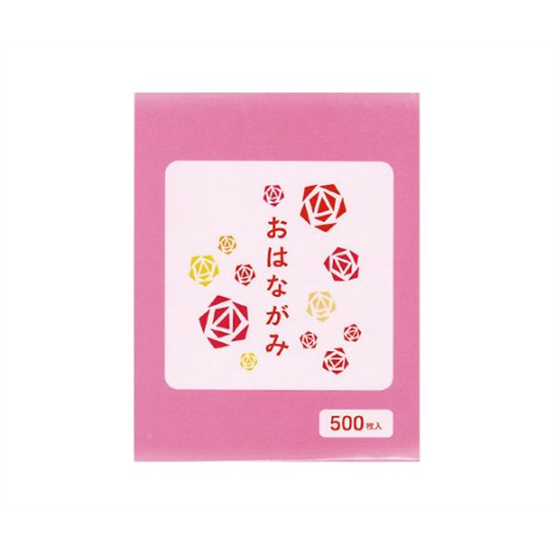 エヒメ紙工 お花紙 桃 500枚 EOH-P500 1袋（ご注文単位1袋）【直送品】
