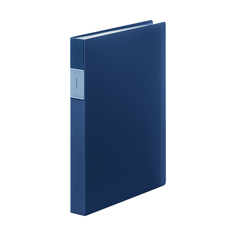 キングジム FV クリアーファイル(透明) 60P ネイビー FV166-3T 1冊(ご注文単位1冊)【直送品】