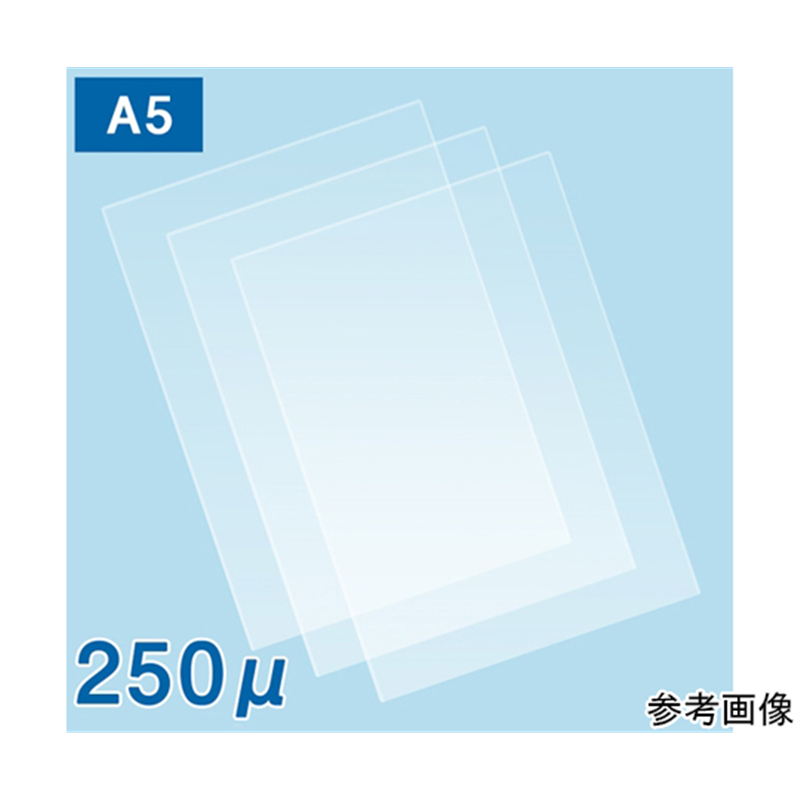 フジテックス ラミネートフィルム250μ A5サイズ 100枚入  1ケース(ご注文単位1ケース)【直送品】