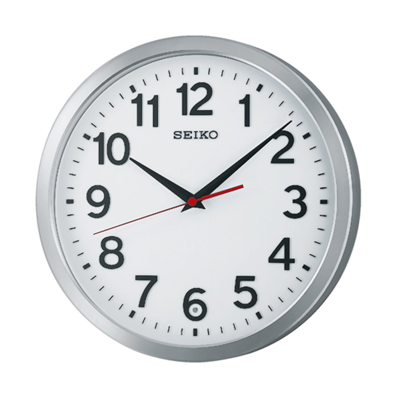 セイコー 電波掛時計 φ305×46mm KX227S 1個(ご注文単位1個)【直送品】