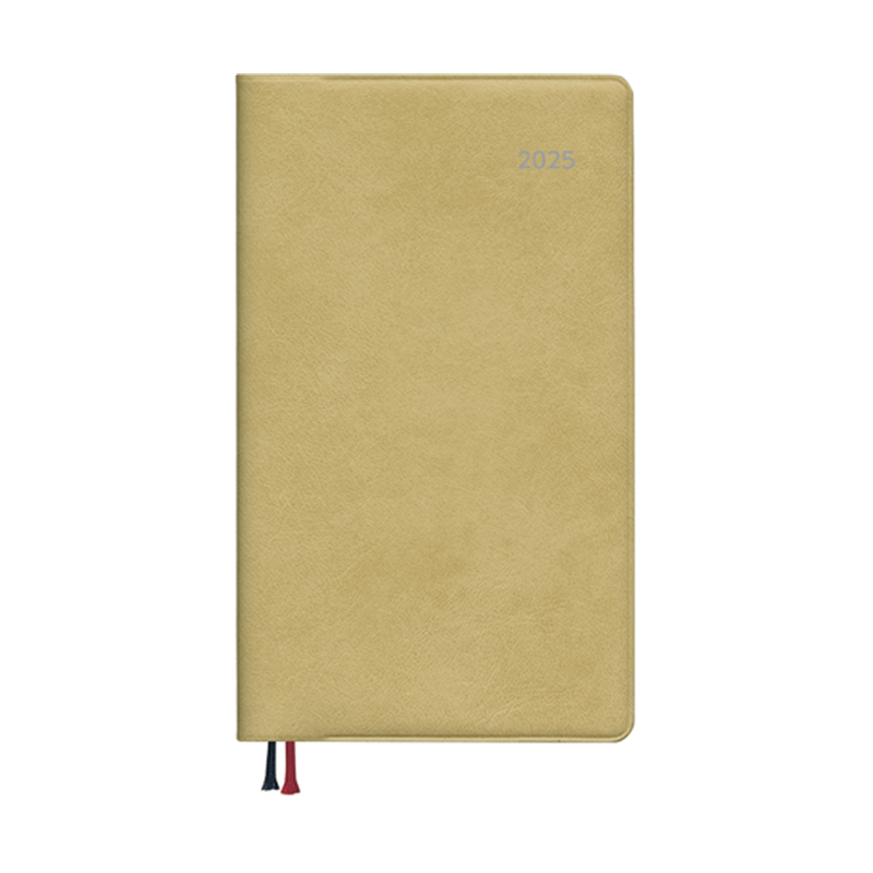 ダイゴー 2025 アポイント 文字大 1W+横罫 ベージュ E8326(2025) 1冊(ご注文単位1冊)【直送品】