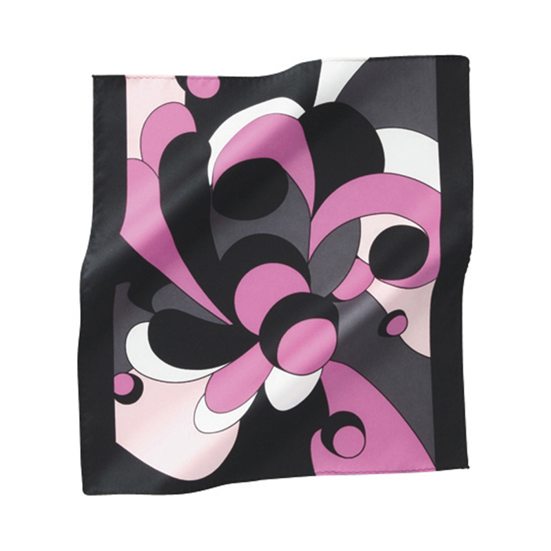 カーシーカシマ ENJOY スカーフ 幾何学柄 486-9 ピンク EAZ486 1枚（ご注文単位1枚）【直送品】