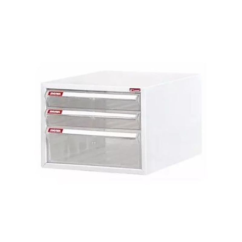 アズワン 264x343x199mm/3段レターケース(スチール) EA954JA-11 1個(ご注文単位1個)【直送品】