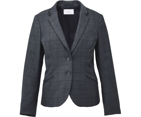 カーシーカシマ ENJOY ジャケット GRAPHENE TECH チャコール 17号 EAJ757 1枚（ご注文単位1枚）【直送品】