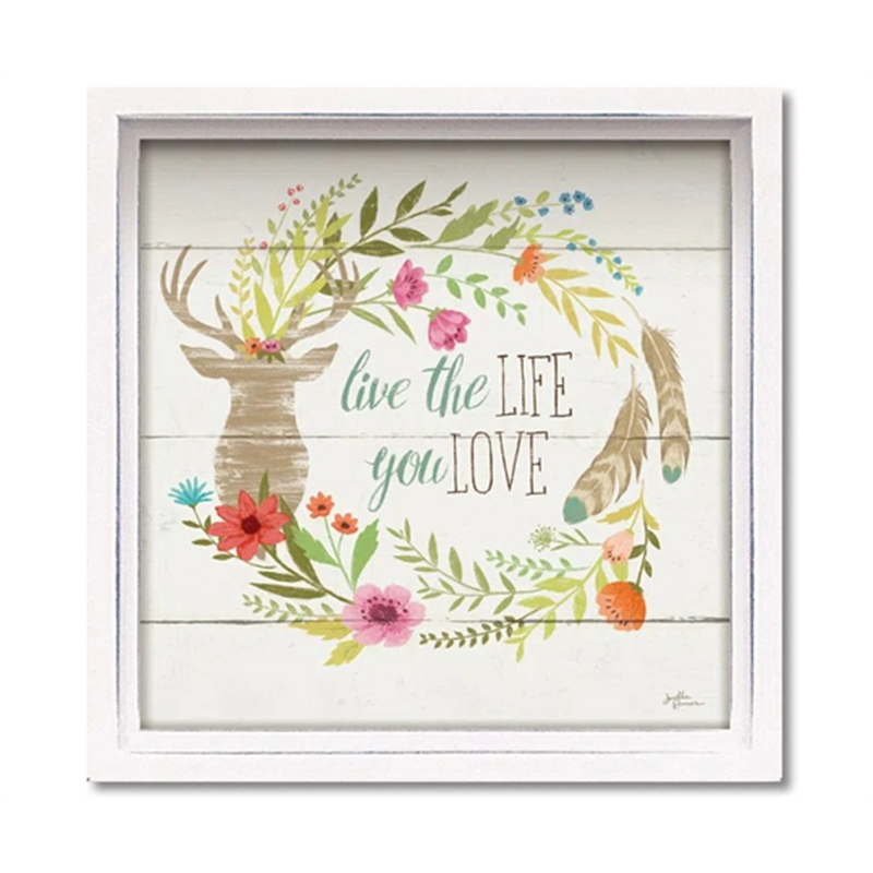 ユーパワー ロハス ミニアートフレーム ジャネール ペナー｢ラスティック ブルーム4｣ LA-01212 1個（ご注文単位1個）【直送品】