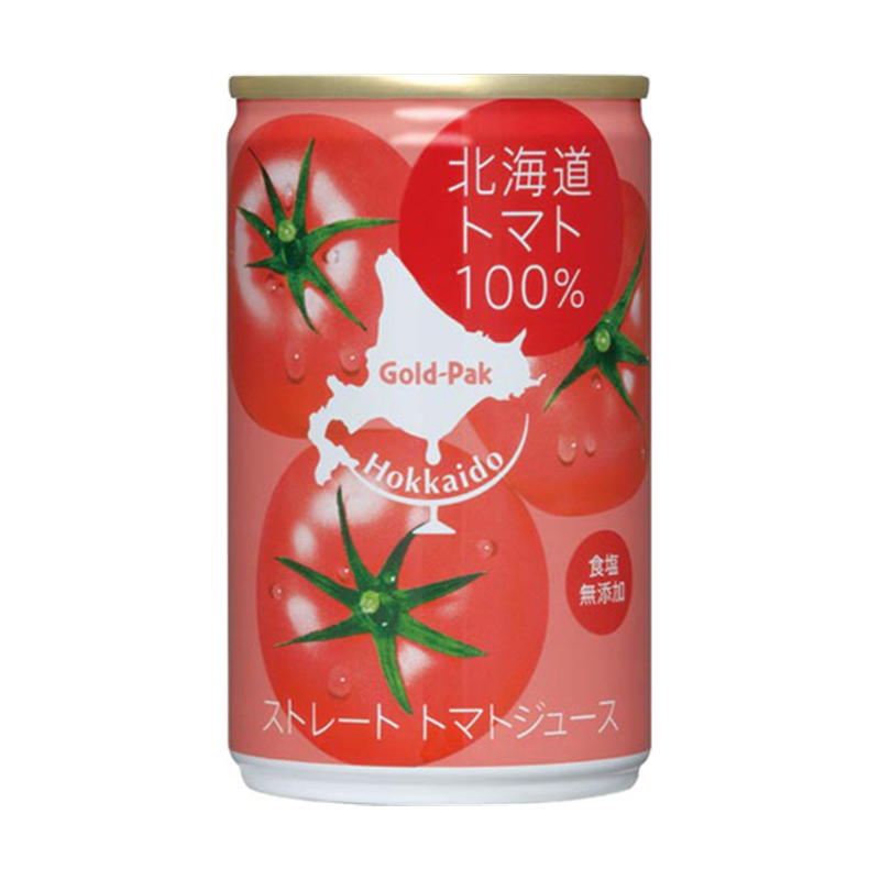 ゴールドパック 北海道トマト100% 無塩160g 20本 487106 1ケース※軽（ご注文単位1ケース）【直送品】