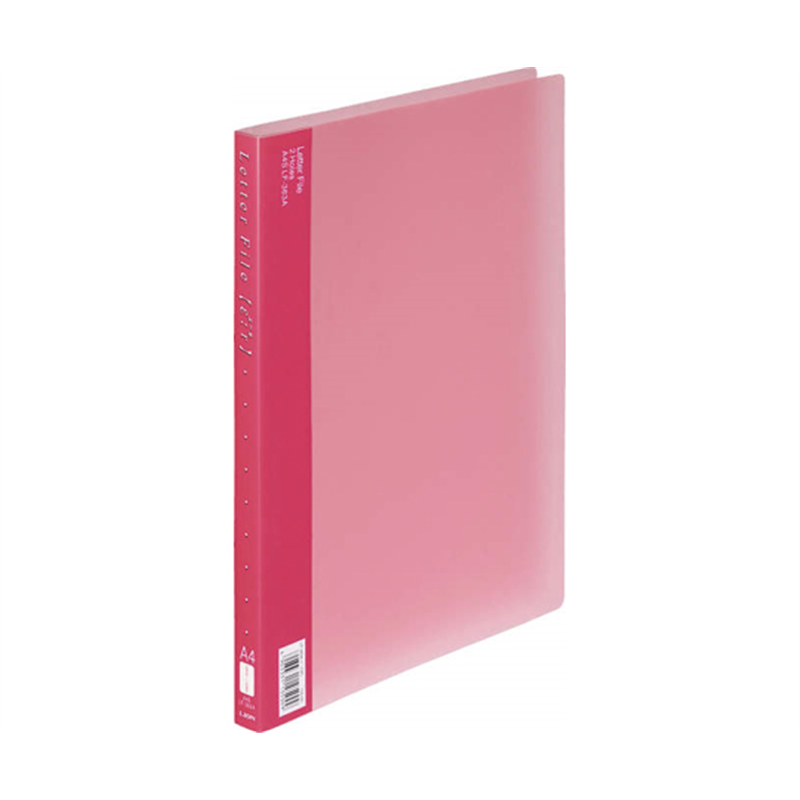 ライオン事務器 PPレターファイル【ε:r】 ピンク LF-363A(P) 1冊(ご注文単位1冊)【直送品】