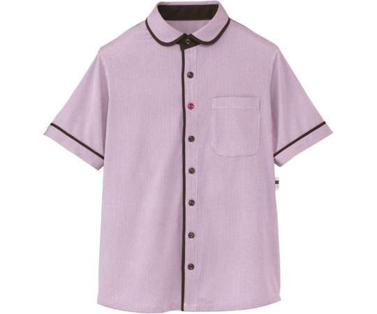 カーシーカシマ HEARTGREEN 半袖ニットシャツ KNITTI SHIRT WAFFLE ぶどう畑 5L HM2659 1枚（ご注文単位1枚）【直送品】