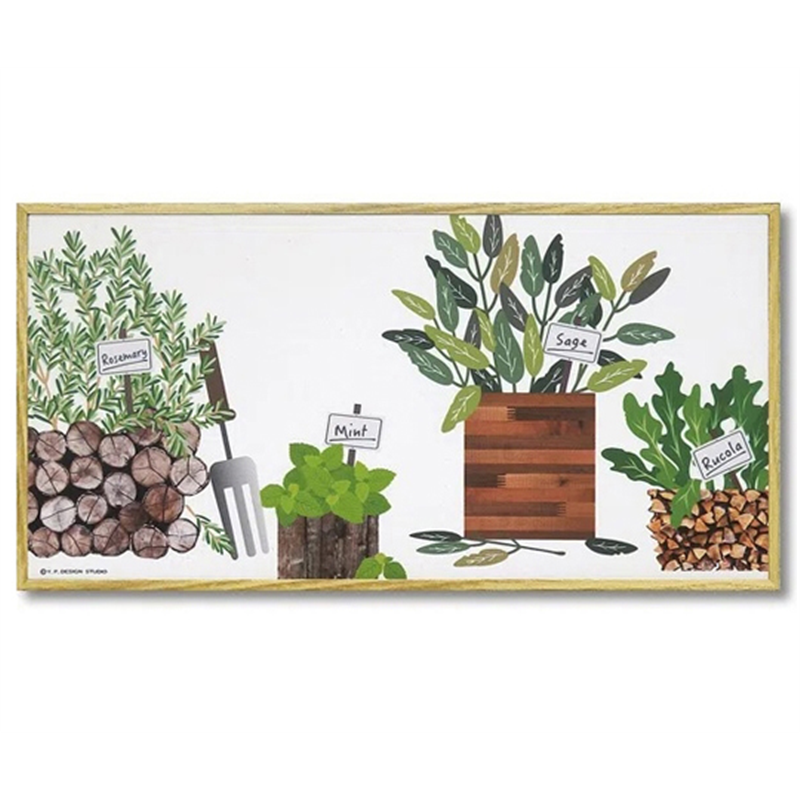 ユーパワー モダン キャンバスアート ハーブ コレクション｢ハーブ セットC(Mサイズ)｣ YP-03523 1個（ご注文単位1個）【直送品】
