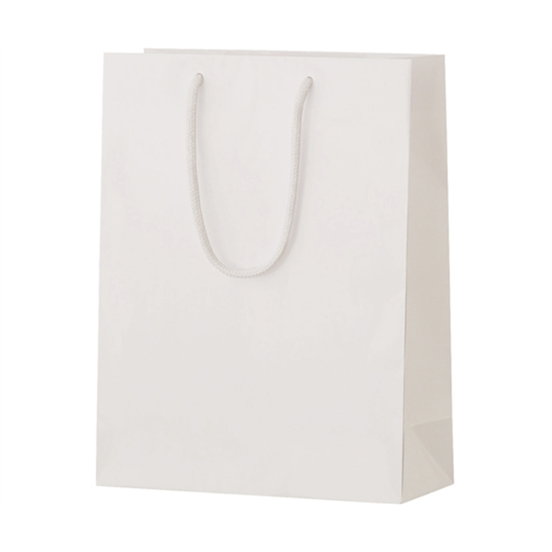 丸玉工業 シャイニーバッグ M ホワイト 100枚入 1ケース(ご注文単位1ケース)【直送品】