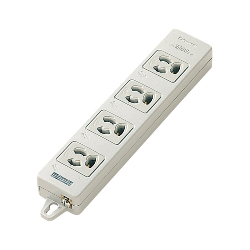 パナソニック OAタップ(接地15A形) 4個口 コード無し 電源表示・抜け止め形 WCH24043H 1個(ご注文単位1個)【直送品】