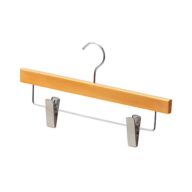 アズワン 木製ボトムハンガー ナチュラル 下型クリップ付(メープル)60本 61-799-21-2 1セット（ご注文単位1セット）【直送品】