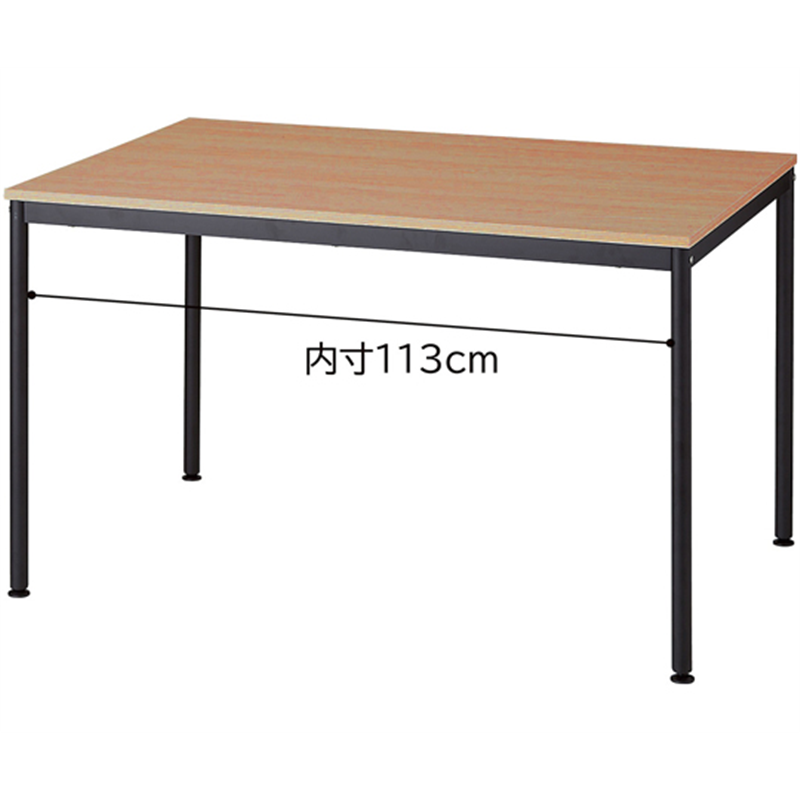 アズワン ミーティングテーブル ラスティック柄天板 120×80cm 61-812-84-1 1台（ご注文単位1台）【直送品】