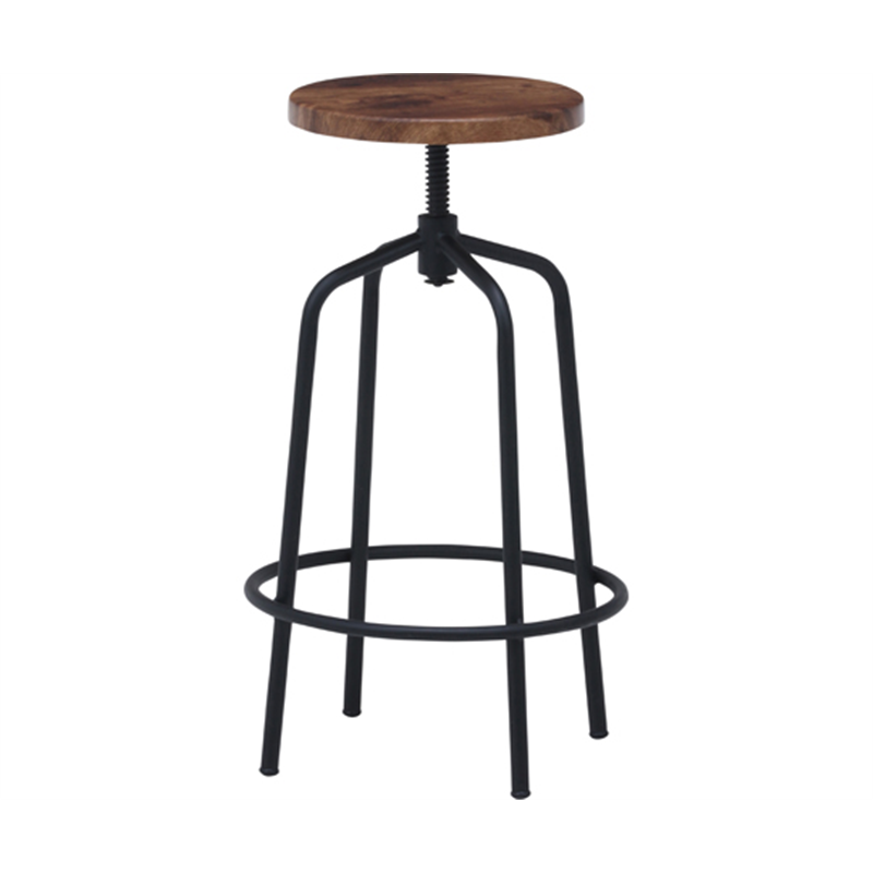 不二貿易 バースツール ラウンド ナビア 14655 1個（ご注文単位1個）【直送品】