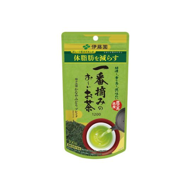 伊藤園 一番摘みおーいお茶1200かなやみどり100g 63344 1パック※軽（ご注文単位1パック）【直送品】