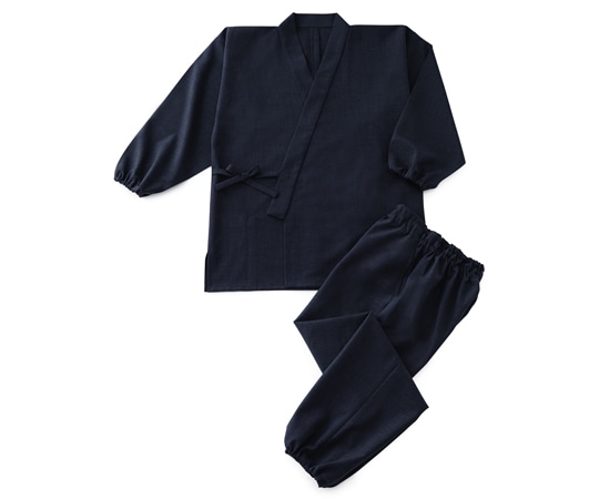 興栄繊商 和ポリエステル京作務衣 濃紺 LL 239 1枚（ご注文単位1枚）【直送品】