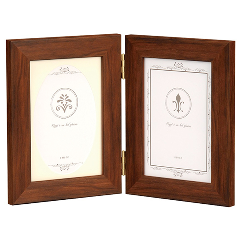 万丈 KPフレーム ペア L判 タテ ダークブラウン KP-PLT-DBR 1個(ご注文単位1個)【直送品】