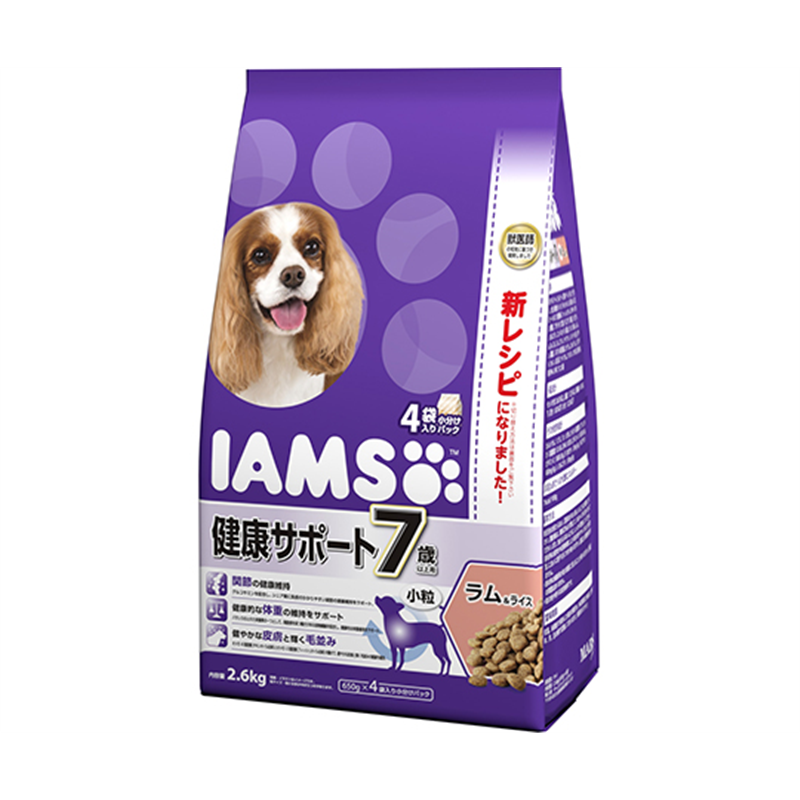 マースジャパンリミテッド アイムス 7歳以上用 健康サポート ラム&ライス 小粒 2.6kg ID232 1個（ご注文単位1個）【直送品】
