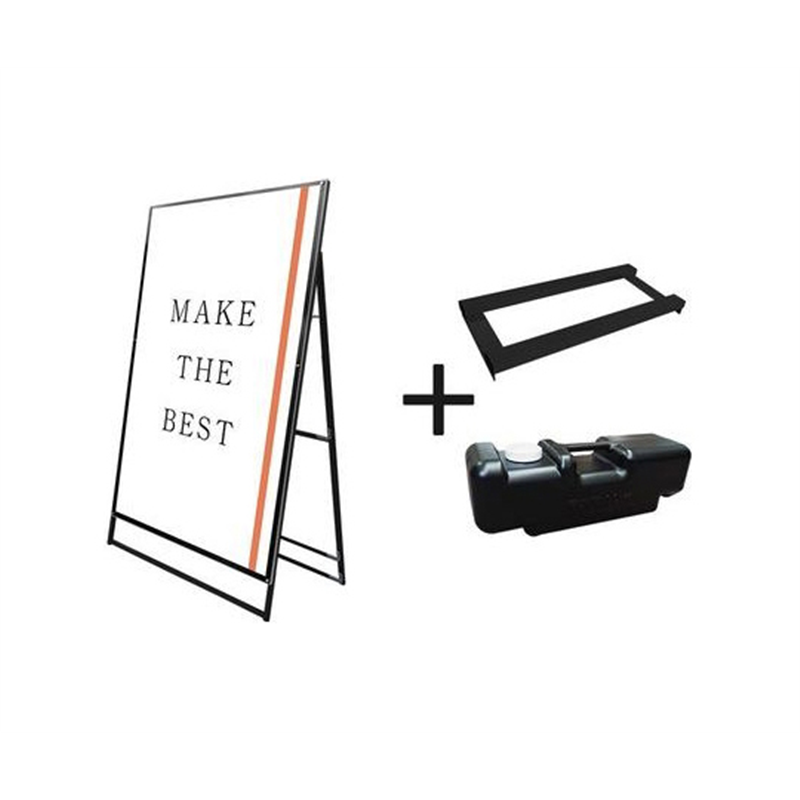 常磐精工 ブラックポスター用スタンド看板 B0片面ブラック ウエイトアーム・水タンクセット BPSSK-B0KB-3SET 1個（ご注文単位1個）【直送品】