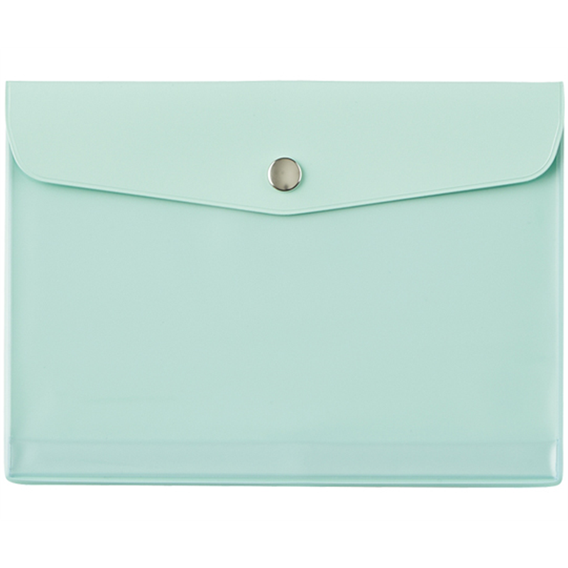 LIHITLAB ALCLEA エンベロープケース A6 【抗菌】 ライトグリーン F7743-19 1枚(ご注文単位1枚)【直送品】