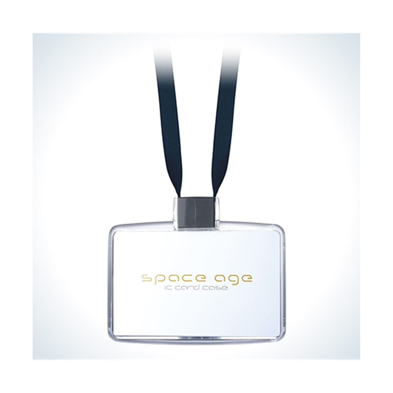 ソニック スペースエイジ ネームカードホルダー 黒 EX-2680-D 1個(ご注文単位1個)【直送品】