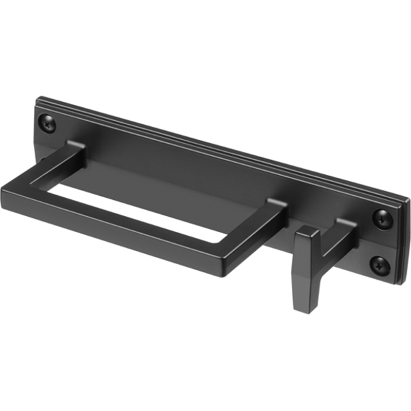 オークス ウォールフック&バー ブラック TGS52012BK 1台(ご注文単位1台)【直送品】