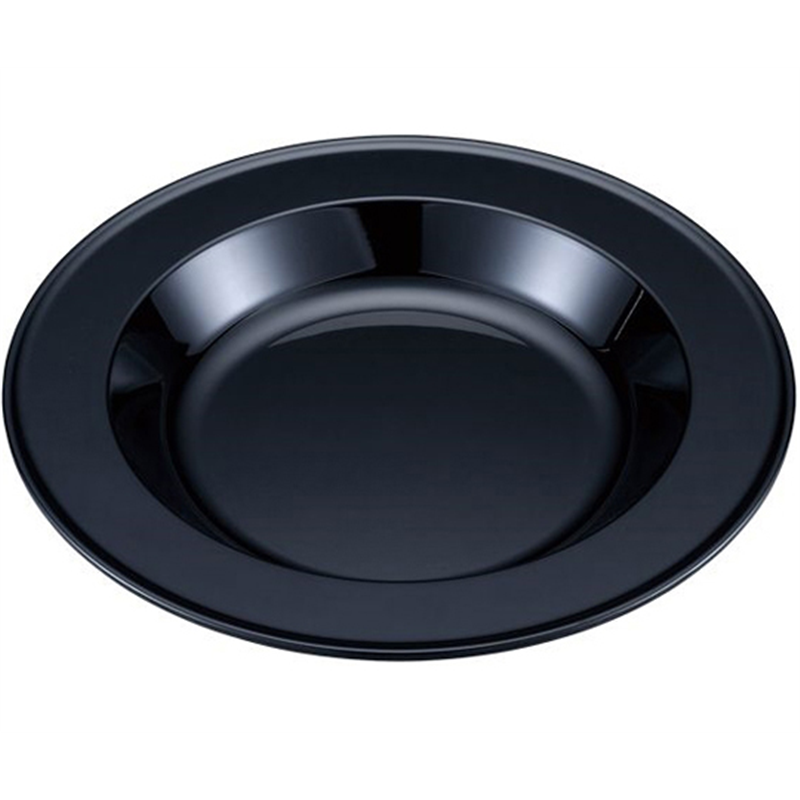 Daiwa 36cm丸型フードパン 黒 TKO-136-BK 1個(ご注文単位1個)【直送品】