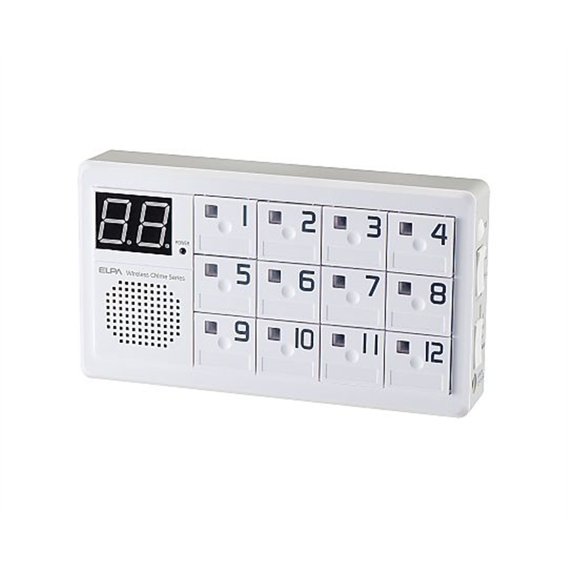 ELPA ワイヤレスチャイム 12CH受信器 EWS-P70 1個(ご注文単位1個)【直送品】