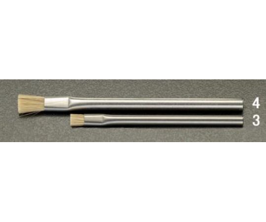 エスコ 9.5x152mm 耐静電ブラシ(豚毛･ステンレス柄) EA109AL-4 1本 (ご注文単位1本)【直送品】