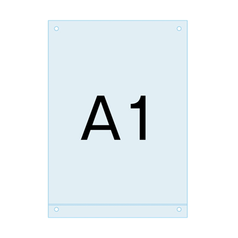 常磐精工 ポスター用スタンド看板マグネジ-アンダーバー付アクリル板A1 PSMNAC-A1 1個（ご注文単位1個）【直送品】