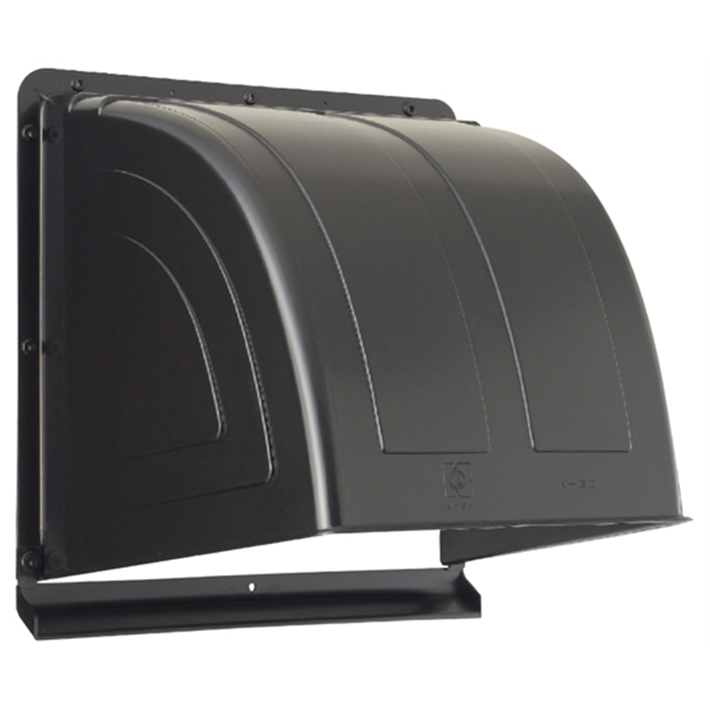 高須産業 ウェザーカバー 30cm換気扇用 ブラック K-30BK 1個(ご注文単位1個)【直送品】