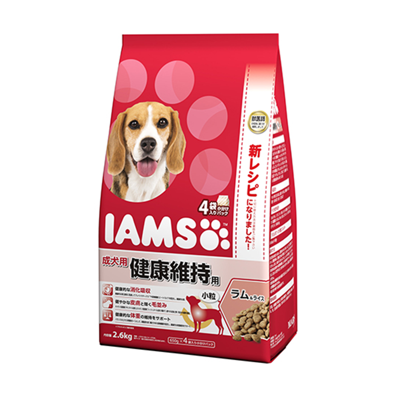 マースジャパンリミテッド アイムス 成犬用 健康維持用 ラム&ライス 小粒 2.6kg ID222 1個（ご注文単位1個）【直送品】