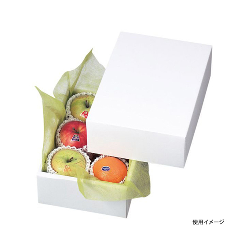 ヤマニパッケージ 青果用贈答箱 ホワイト2 40枚 LTO-2 1ケース（ご注文単位1ケース）【直送品】