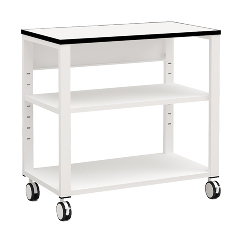 Y2K プリンターテーブル740 ホワイト  1台（ご注文単位1台）【直送品】