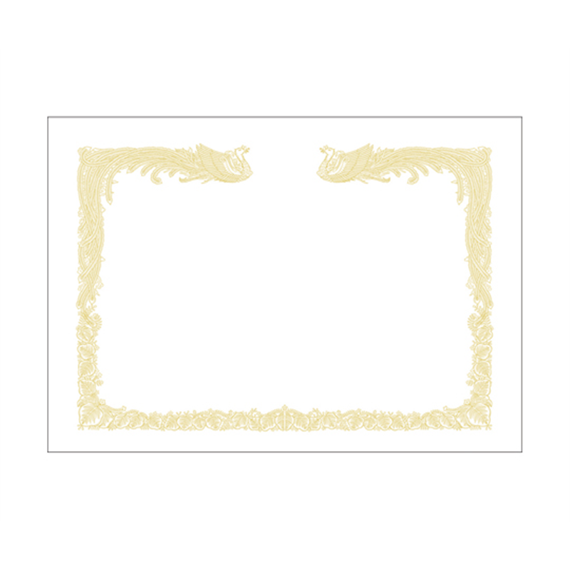 ササガワ OA賞状用紙 雲なし A4判 縦書用 100枚入 10-1460 1箱(ご注文単位1箱)【直送品】