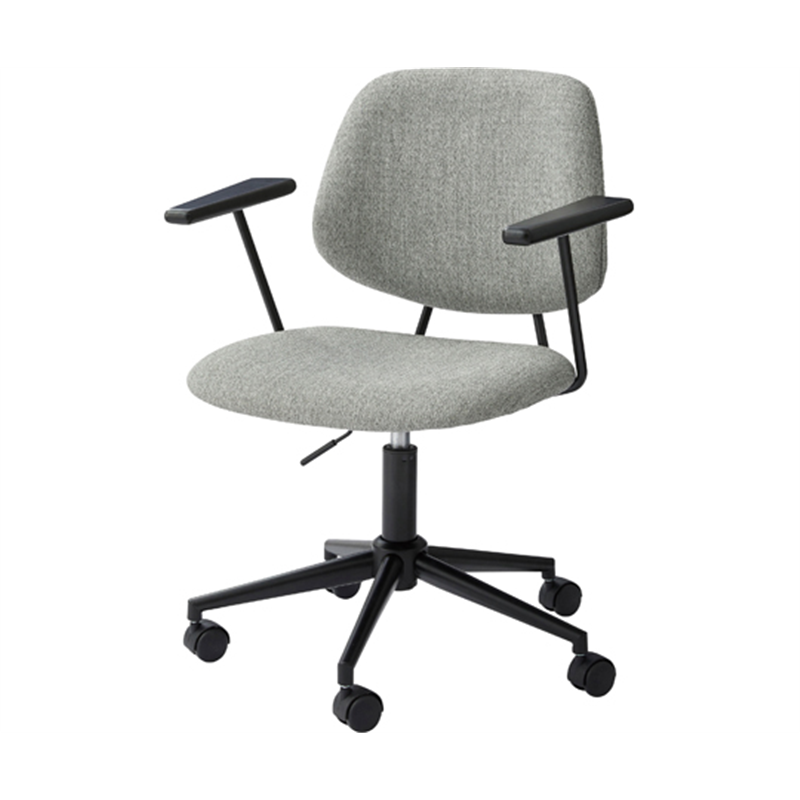 東谷 デスクチェア グレー PC-80GY 1個(ご注文単位1個)【直送品】