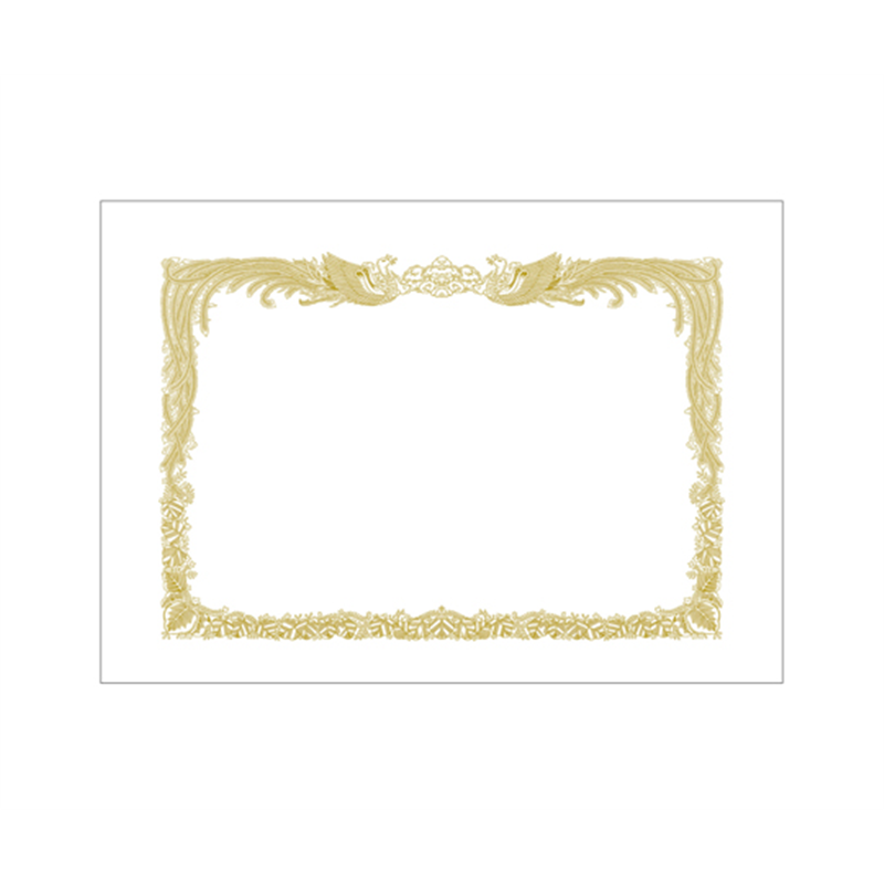 ササガワ 賞状用紙 上質紙 中判 縦書用 100枚入 10-5010 1箱(ご注文単位1箱)【直送品】