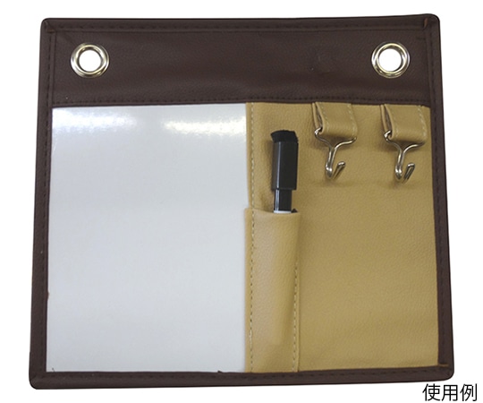 東洋ケース マグネット式 キーフック&ペンスタンド&ホワイトボード ブラウン ENT-MGW-BR 1枚(ご注文単位1枚)【直送品】