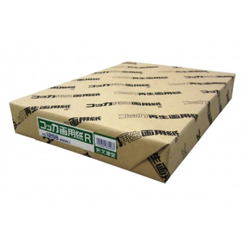 文運堂 コッカ再生画用紙 1包(200枚入) KG-1258 1包(ご注文単位1包)【直送品】